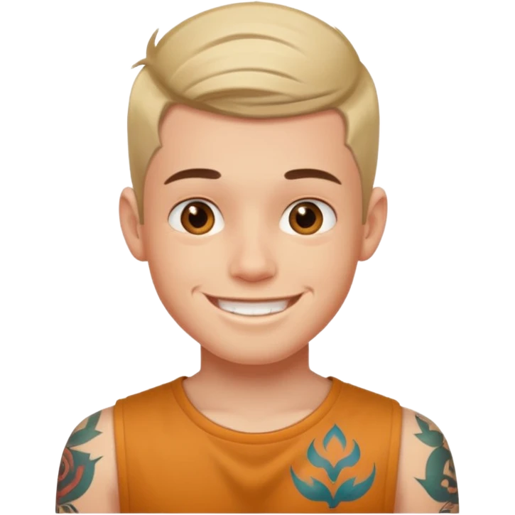 a tatoo boy emoji