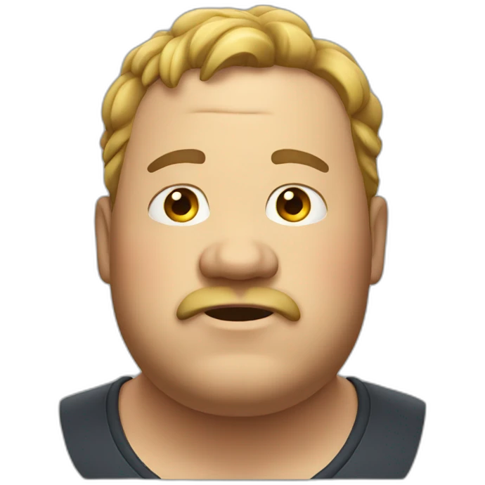 Fat dude emoji
