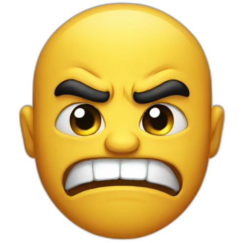 angry smile emoji