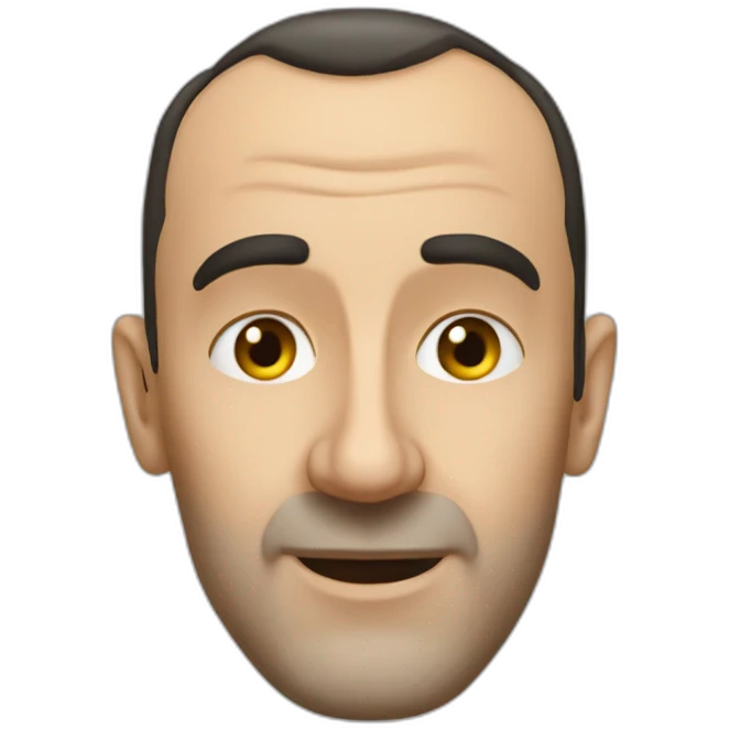 Nikos Aliagas French head emoji