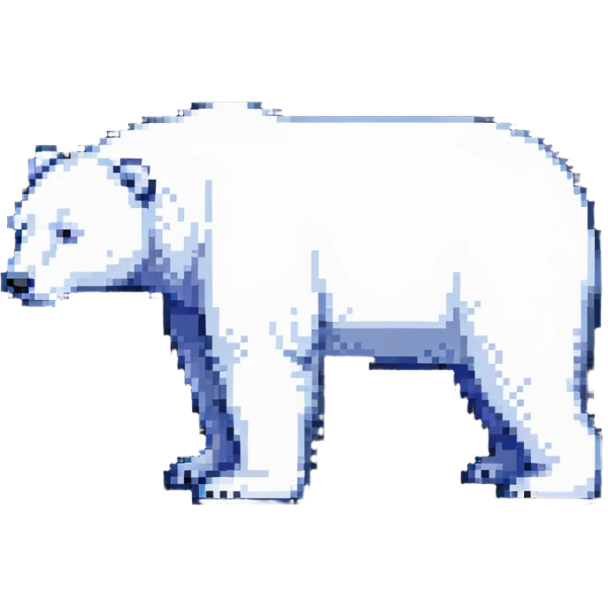 cute polar bear emoji