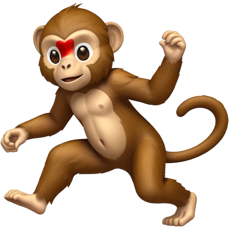 monkey moving so fast he's blurry emoji