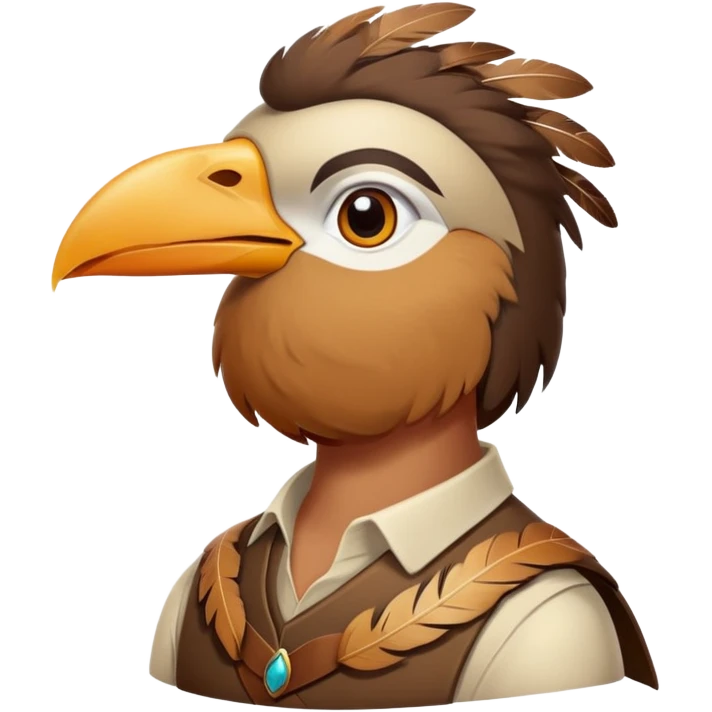 Bird man emoji