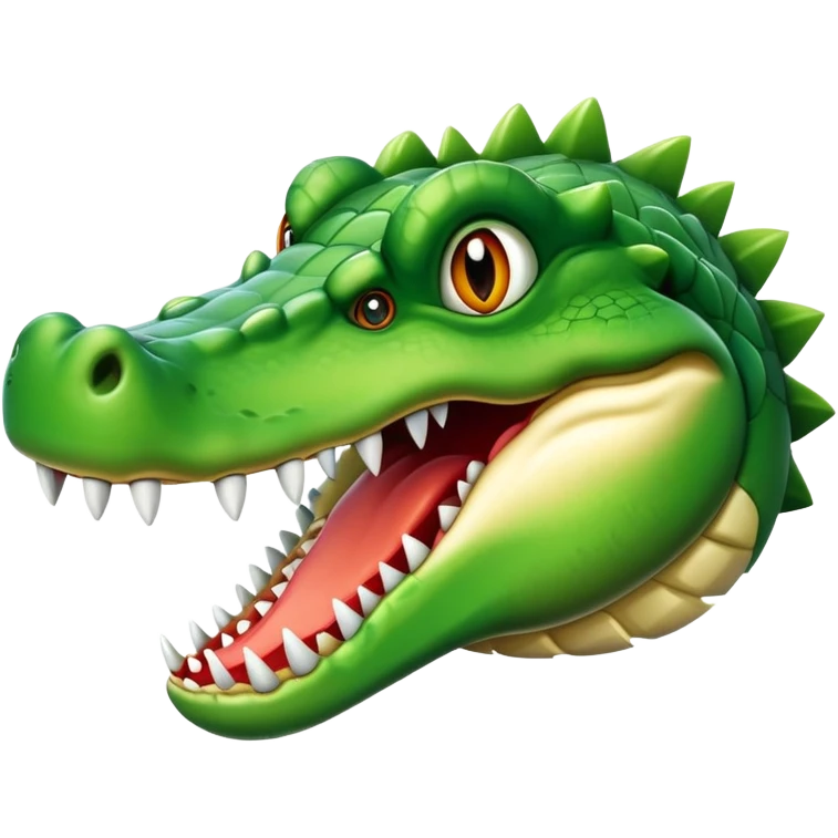 energetic crazy crocodile emoji