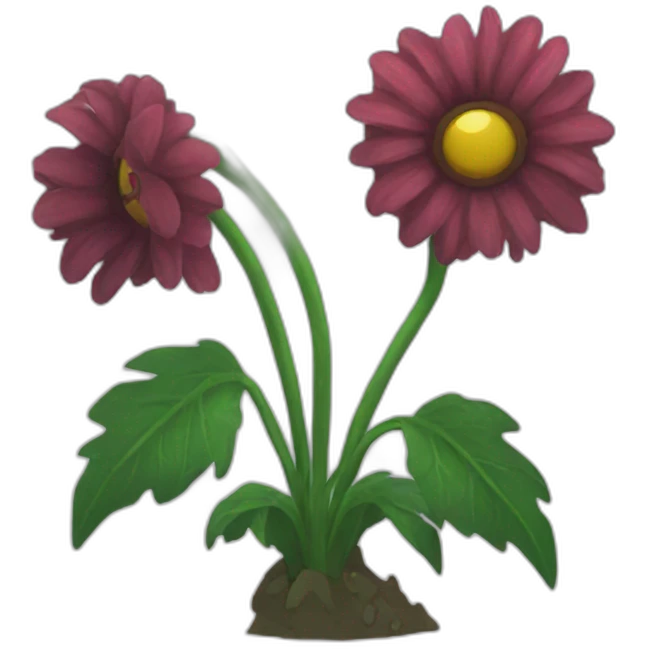 zombie flower emoji