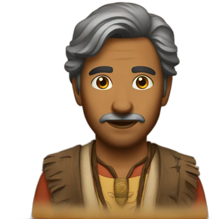 indian man wanted poster emoji