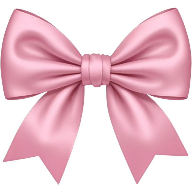 Baby pink bow emoji
