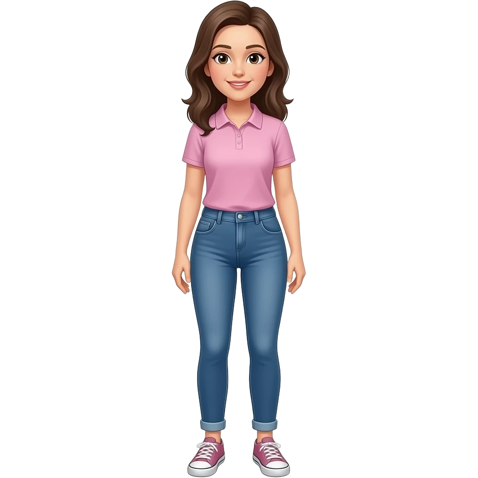 a woman standing, whole body visible emoji