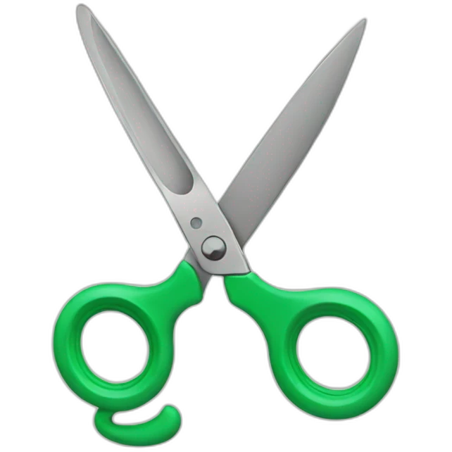 scissors green emoji