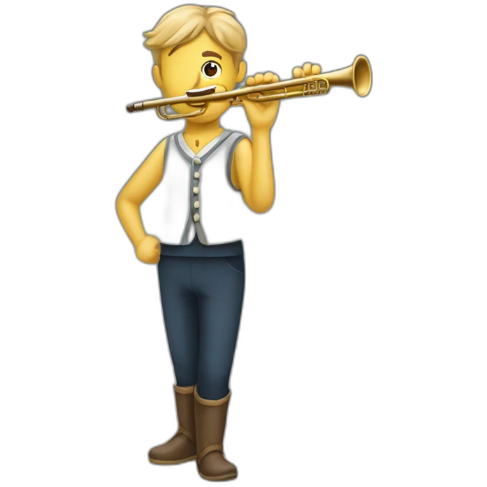 Flûte traversière emoji