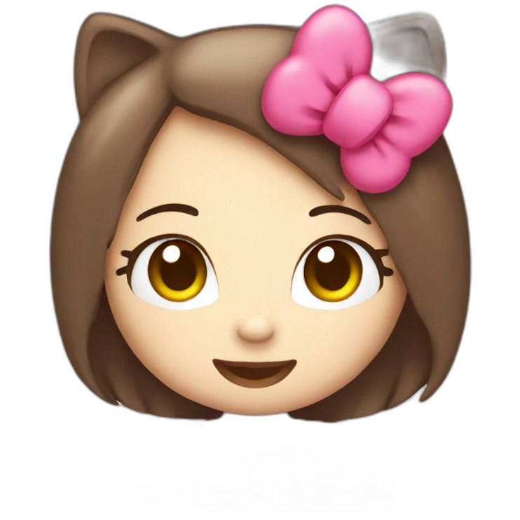 Hello kitty emoji