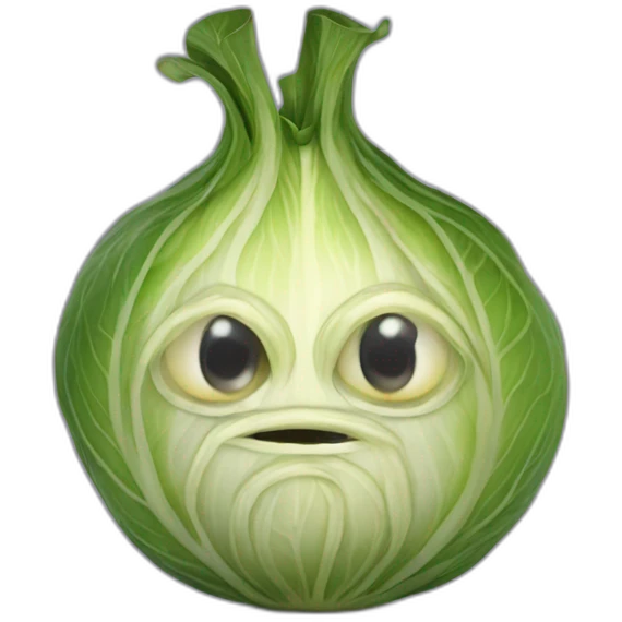cabbage onion Alien emoji