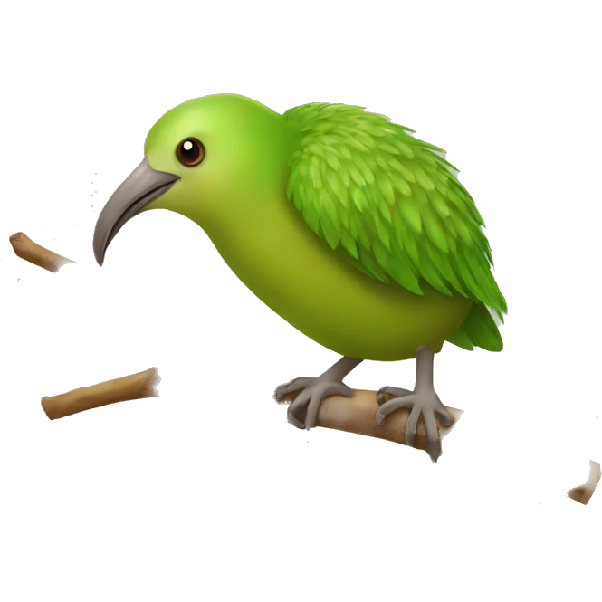 kiwi fruit bird emoji