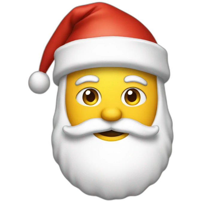 claus on the screen emoji