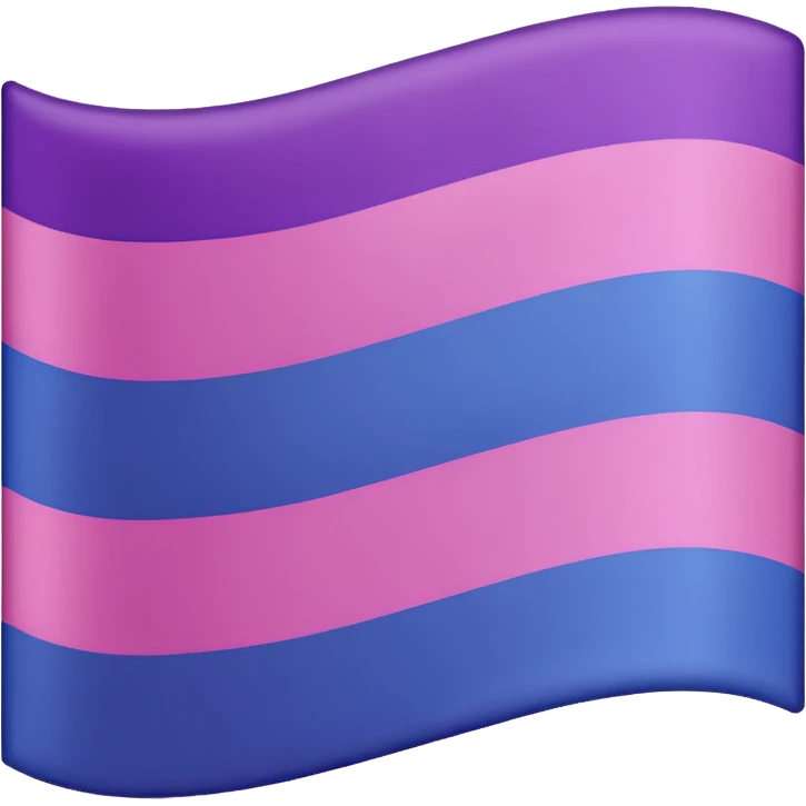 A bisexual flag emoji