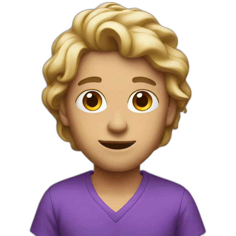 purple lean emoji