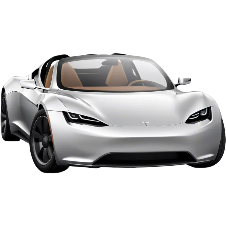 Tesla Roadster - Tesla (Model Year: 2020) (Iconic colour: Silver) emoji