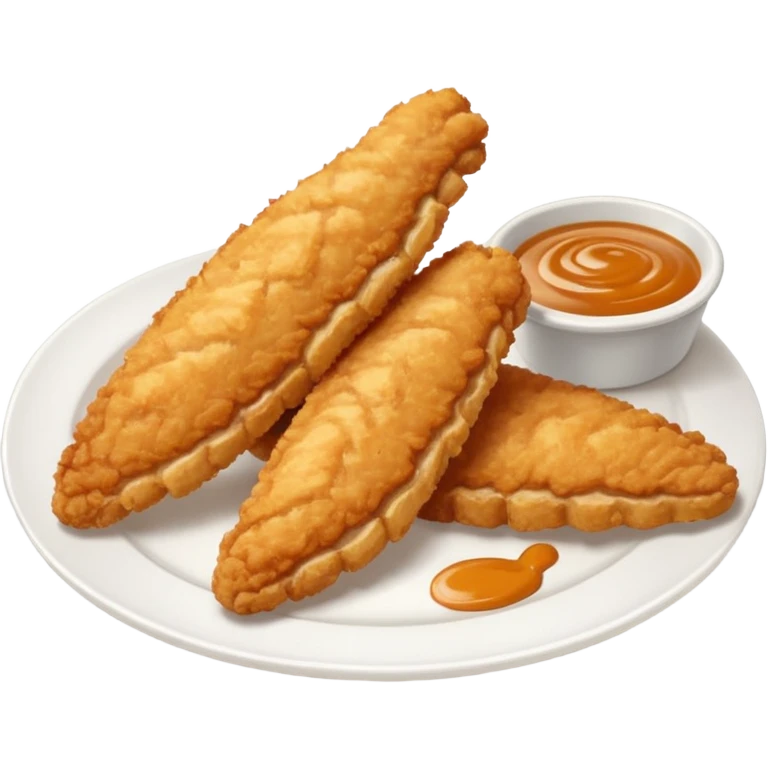 Chicken Tenders, Texas Toast, & Sauce emoji