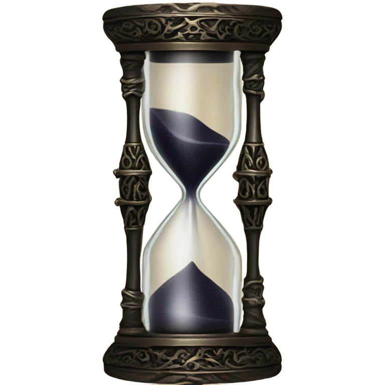 vintage ghotic hourglass emoji