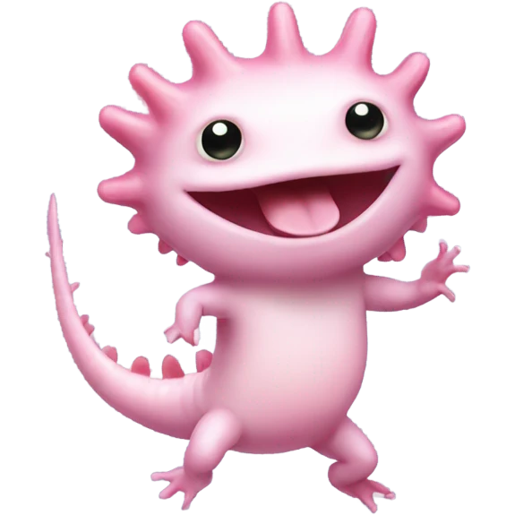 Dancing axolotl emoji