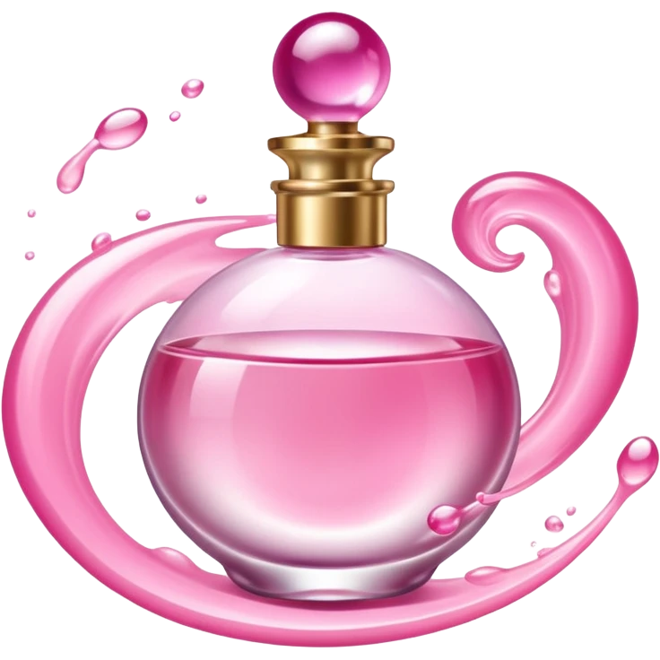 splash magical and pink perfume emoji