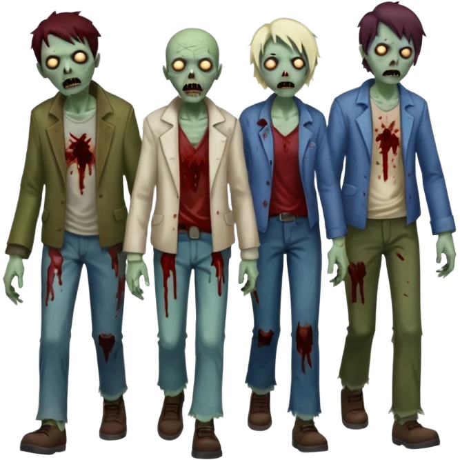 Zombie apocalypse emoji