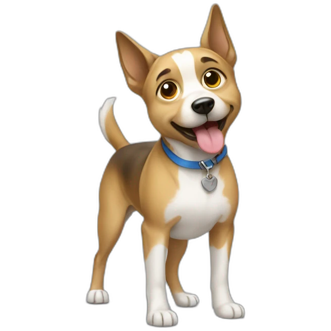Dog with ukraine emoji