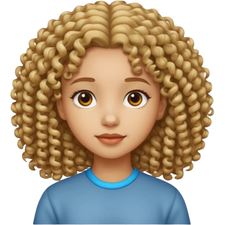 give her more curly hair emoji