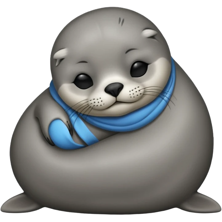 Sleepy seal emoji