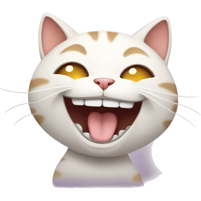 cat laughing emoji