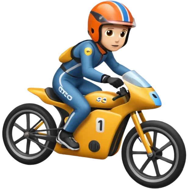 Street lugeing emoji