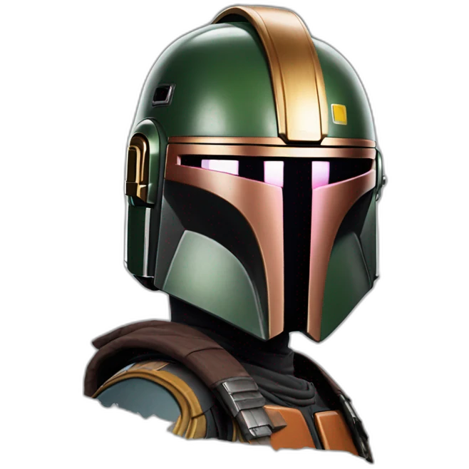 Casque mandalorien emoji