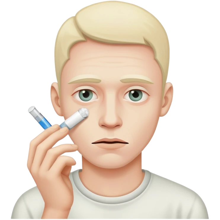 man addicted to drugs  emoji
