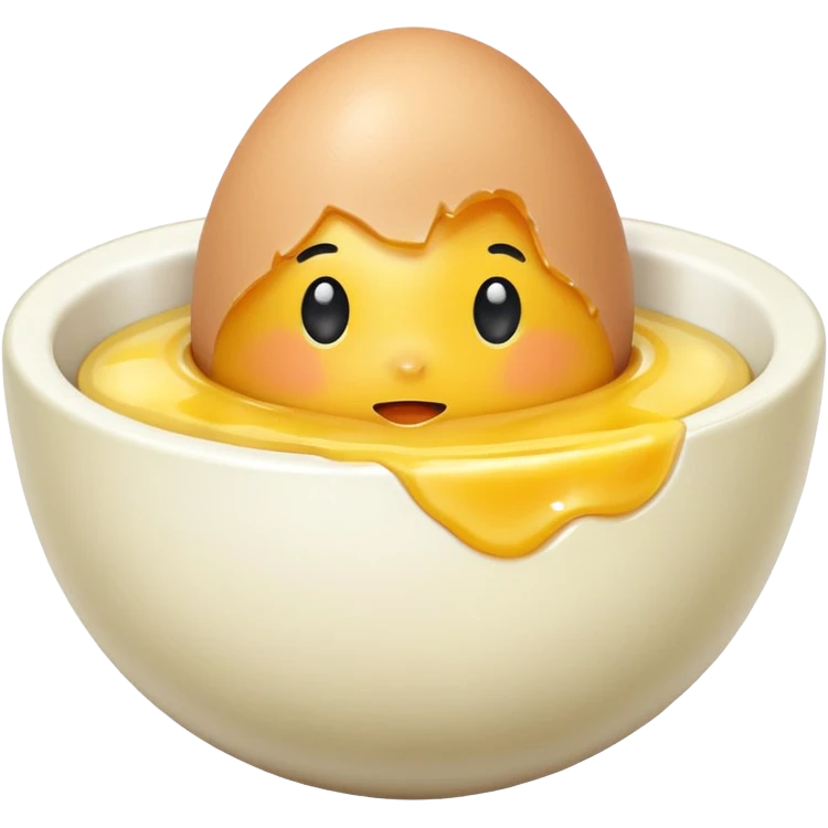 Mixing eggs emoji