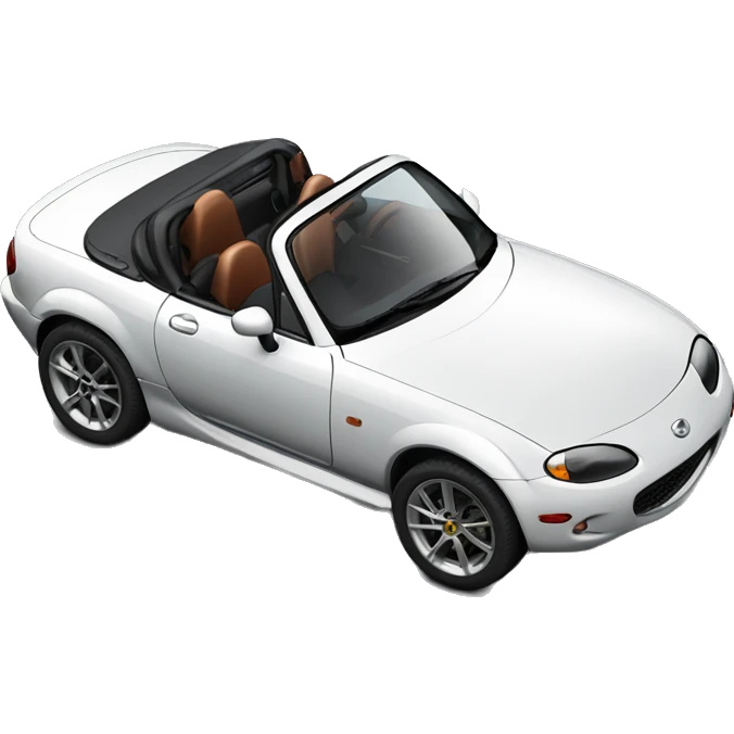 Mazda mx5 nb with sunglasses  emoji