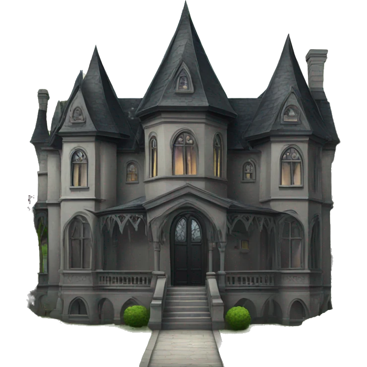 Gothic mansion emoji