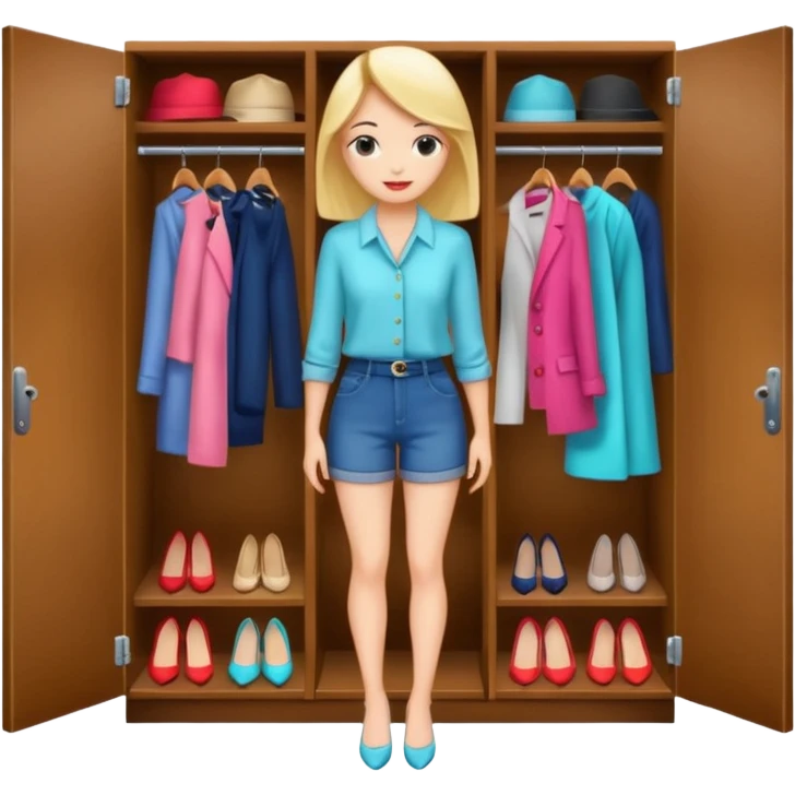 Women closet emoji