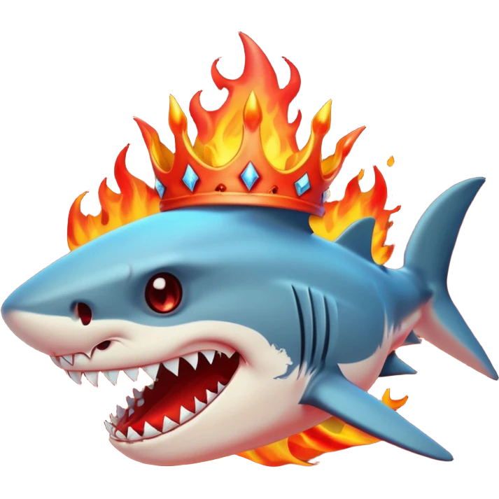             🦈🔥🔥🔥🔥🔥🦈
🔥👁️   👁️🔥
🔥   █████   🔥
🔥👁️   👁️🔥
🦈🔥🔥🔥🔥🔥🦈
     👑☠️


 emoji