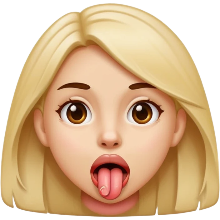 girl sticking out her tongue  emoji