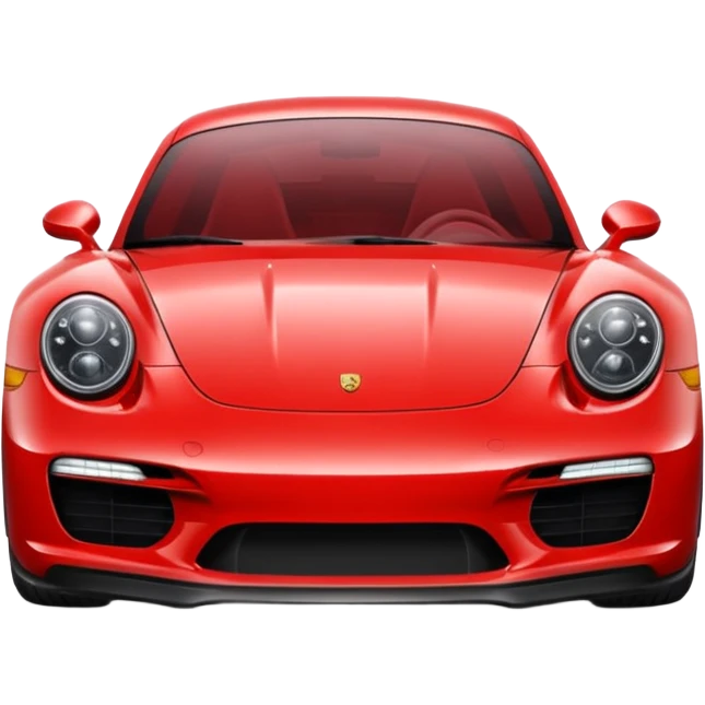 Porche rouge emoji