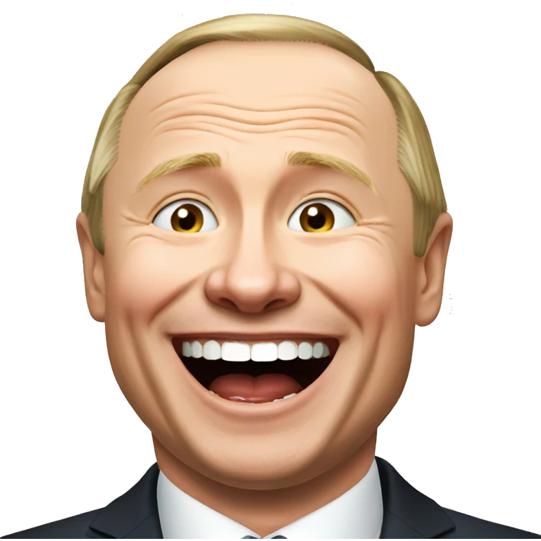 Putin laughs emoji