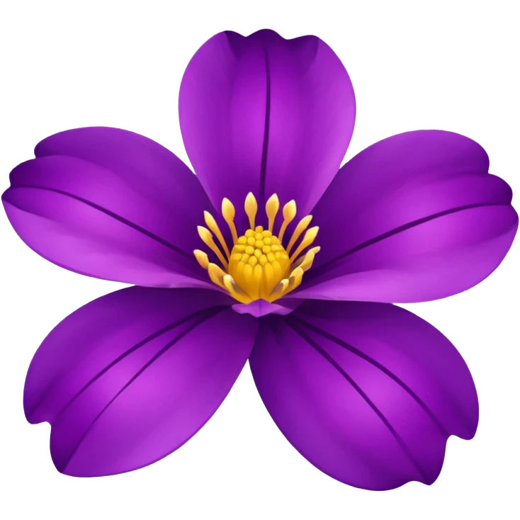 beautiful purple flower emoji