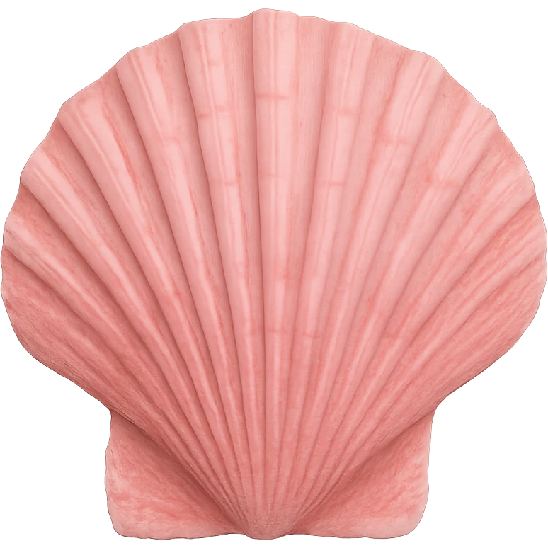 pink seashell emoji
