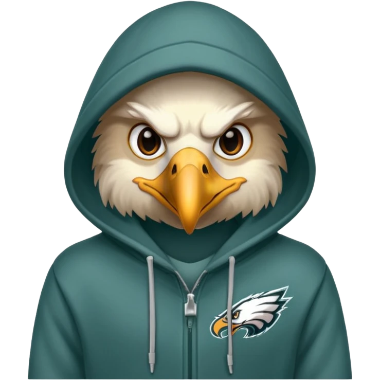 eagles with hoodie emoji