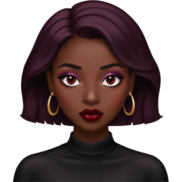 cewe dark feminim maroom emoji