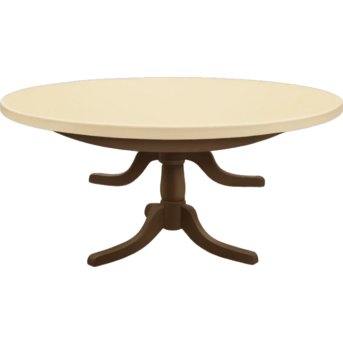 Big dining table with beige table top  emoji
