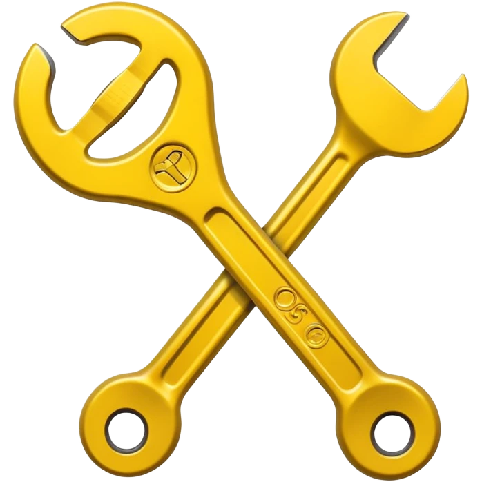 small yellow wrench emoji