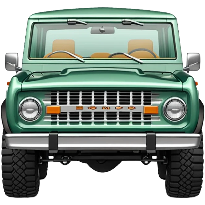 lunar green classic ford bronco emoji