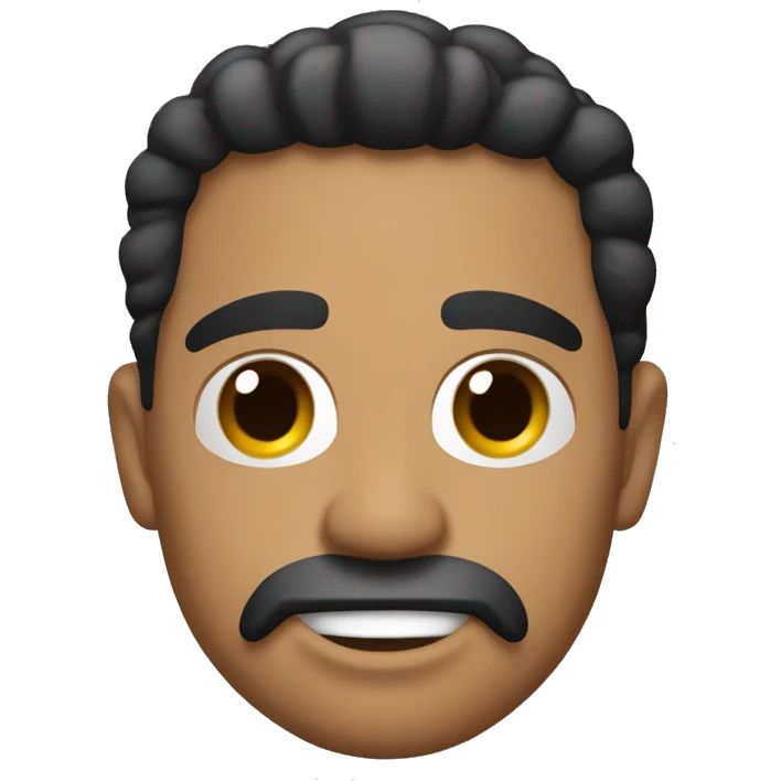 Dominicano mormoreno con los brazos fuertes  emoji