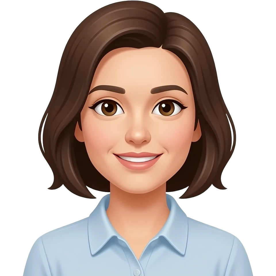 woman, with collar emoji